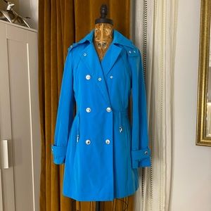 Calvin Klein Women’s Blue Raincoat